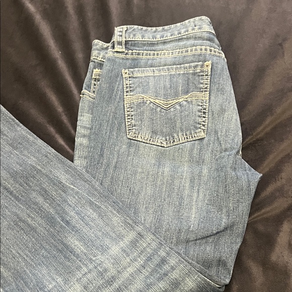 Rock & Roll Denim Slim Straight Jeans - Classic Blue - Picture 7 of 7